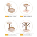 Black Cat Tree Relax Platform Cat Tower